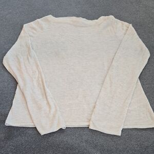 Vince Cream Long Sleeve Blouse